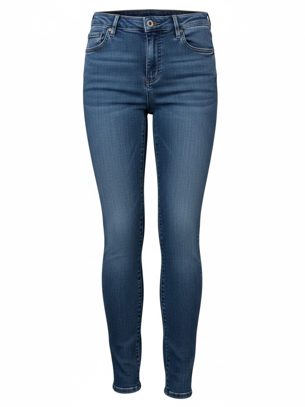 True Religion Halle Mid Rise Super Skinny Faded Dark Wash  Blue Jeans Size 29